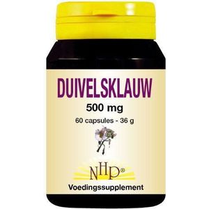 Nhp Duivelsklauw 500 mg 60 Capsules