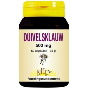 NHP Duivelsklauw 500mg  60 capsules