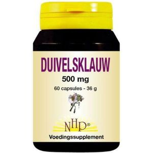 Nhp Duivelsklauw 500 mg 60 Capsules