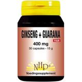 NHP Ginseng guarana 400 mg puur 30 capsules
