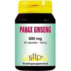 NHP Panax ginseng 500 mg 30 capsules