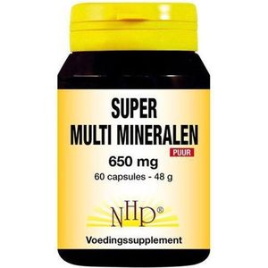NHP Voedingssupplementen NHP Super multi mineralen 60cap
