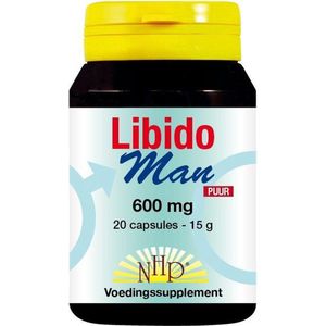 NHP Libido man 600 mg puur 20 capsules