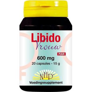 NHP Libido vrouw 600 mg puur 20 capsules