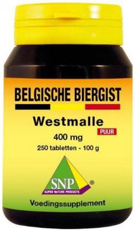 SNP Belgische biergist 400 mg puur 250 stuks