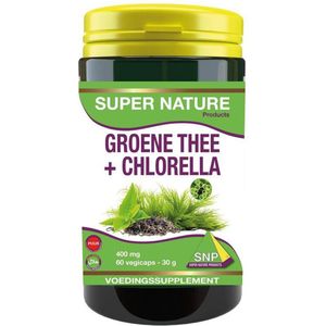Groene Thee Chlorella - Kruidenpreparaat - 500 mg - Puur
