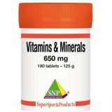 SNP Vitamins minerals complex  180 tabletten