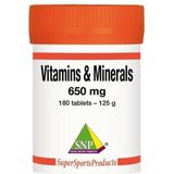 SNP Vitamins minerals complex  180 tabletten