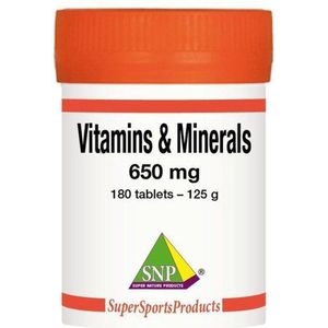 SNP Vitamins minerals complex  180 tabletten