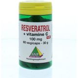 SNP Resveratrol + Vitamine C 100mg puur  60 Vegetarische capsules