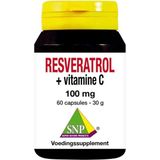 SNP Resveratrol + Vitamine C 100mg puur  60 Vegetarische capsules