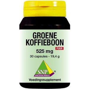 SNP Groene koffiebonen 525mg puur  30 capsules