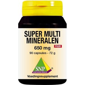 SNP Super multi mineralen 650 mg puur 90 capsules