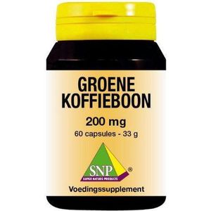 SNP Groene koffiebonen 200 mg 60 capsules