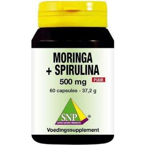 SNP Moringa & spirulina 500 mg puur 60 capsules