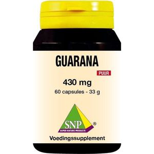 SNP Guarana 430 mg puur 60 capsules