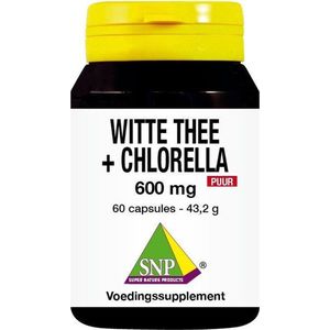 SNP Witte thee + chlorella 600mg puur  60 capsules