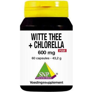 SNP Witte thee + chlorella 600mg puur  60 capsules