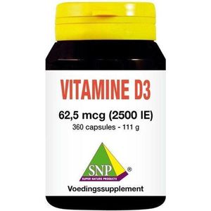 SNP Vitamine D3 62.5 mcg 360 capsules