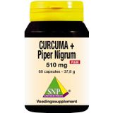 SNP Curcuma & piper nigrum 510mg puur 60ca