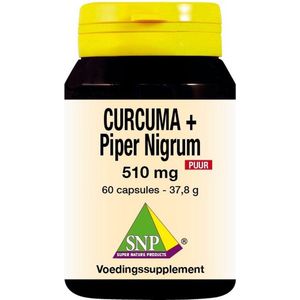Curcuma - Piper Nigrum - Voedingssupplement - 500 mg - Veganistisch