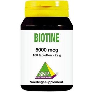 SNP Biotine 5000 mcg 100 tabletten