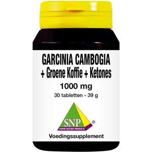 SNP Garcinia + groene koffie + ketones 30 tabletten