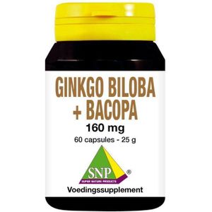 SNP Ginkgo biloba met bacopa  60 Vegetarische capsules