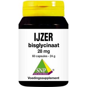SNP IJzer bisglycinaat 28 mg 60 capsules