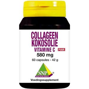 SNP Collageen kokosolie vitamine C puur 60 capsules