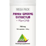 SNP Panax ginseng extract megapack  750 capsules