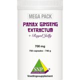 SNP Panax ginseng extract megapack  750 capsules
