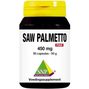 SNP - Saw Palmetto - Kruidenpreparaat - 450 mg - Vegetarische Capsule
