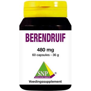 SNP - Berendruif - Kruidenpreparaat - 480 mg - Ondersteunt Gezond Milieu in de Blaas