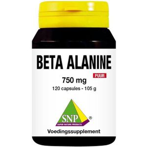 Super Nature Products - Beta Alanine - 750 mg - 120 Capsules
