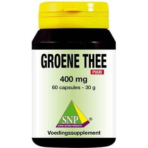 SNP Groene thee 400 mg puur  60 Vegetarische capsules