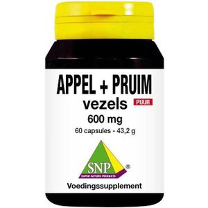 SNP Appel pruim vezels 600 mg puur 60 capsules