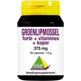 SNP Groenlipmossel forte + vitamines + koper 30 capsules
