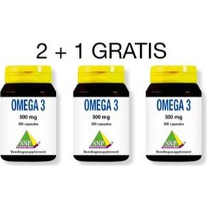 SNP Omega 3 500 mg aktie 2 + 1 600 capsules