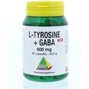 SNP L-Tyrosine + GABA 600 mg puur 60 capsules