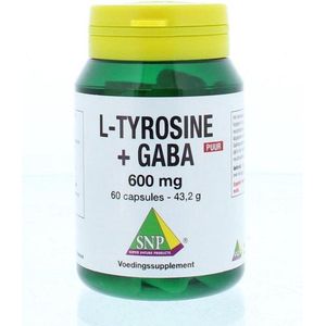 SNP L-Tyrosine + GABA 600 mg puur 60 capsules