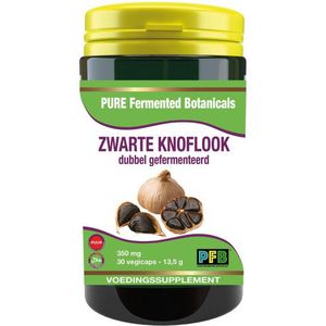 SNP Zwarte knoflook dubbel gefermenteerd 30 Vegetarische capsules