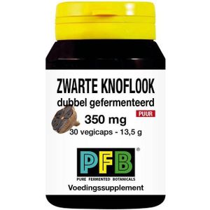 SNP Zwarte knoflook dubbel gefermenteerd 30 Vegetarische capsules