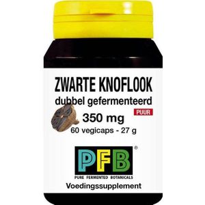 SNP Zwarte knoflook dubbel gefermenteerd 60 Vegetarische capsules