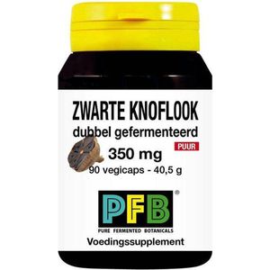 SNP Zwarte knoflook dubbel gefermenteerd 90 Vegetarische capsules