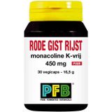 Rode gist rijst - Monacoline K-vrij - Puur - 900 mg - 2 Capsules