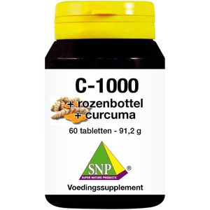 SNP Vitamine C + rozenbottel + curcuma 1000 mg 60 tabletten