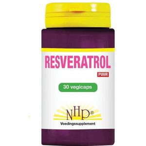 NHP Resveratrol 250mg puur  30 Vegetarische capsules