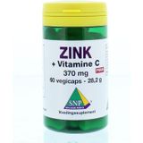 SNP Zink 50mg + gebufferde vitamine C puur 60 Vegetarische capsules