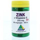 SNP Zink 50mg + gebufferde vitamine C puur 60 Vegetarische capsules